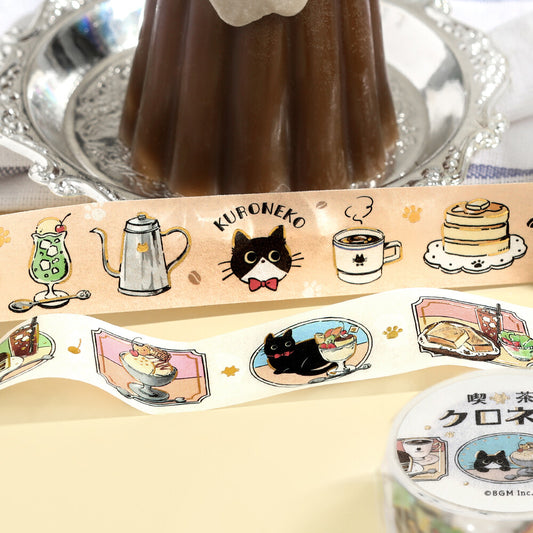 BGM Washi Tape  ✦ Cafe Kuroneko