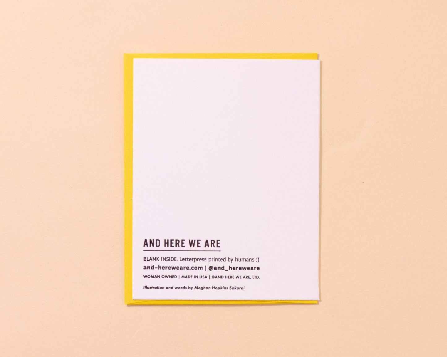 Very Happy Cake Letterpress Birthday Card – Hand Printed in USA