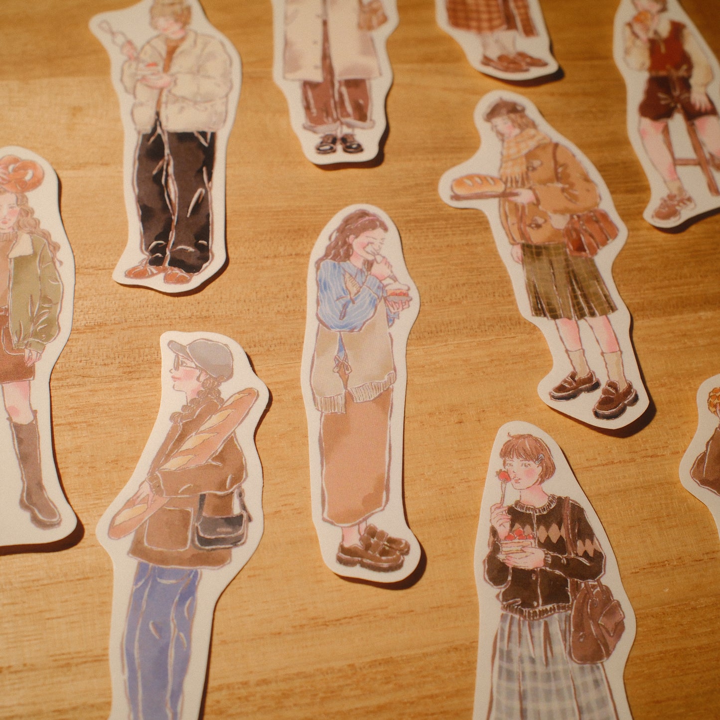 Cozy Room × Baking Girl Sticker Pack | Matte Journal Stickers (2 Sets)