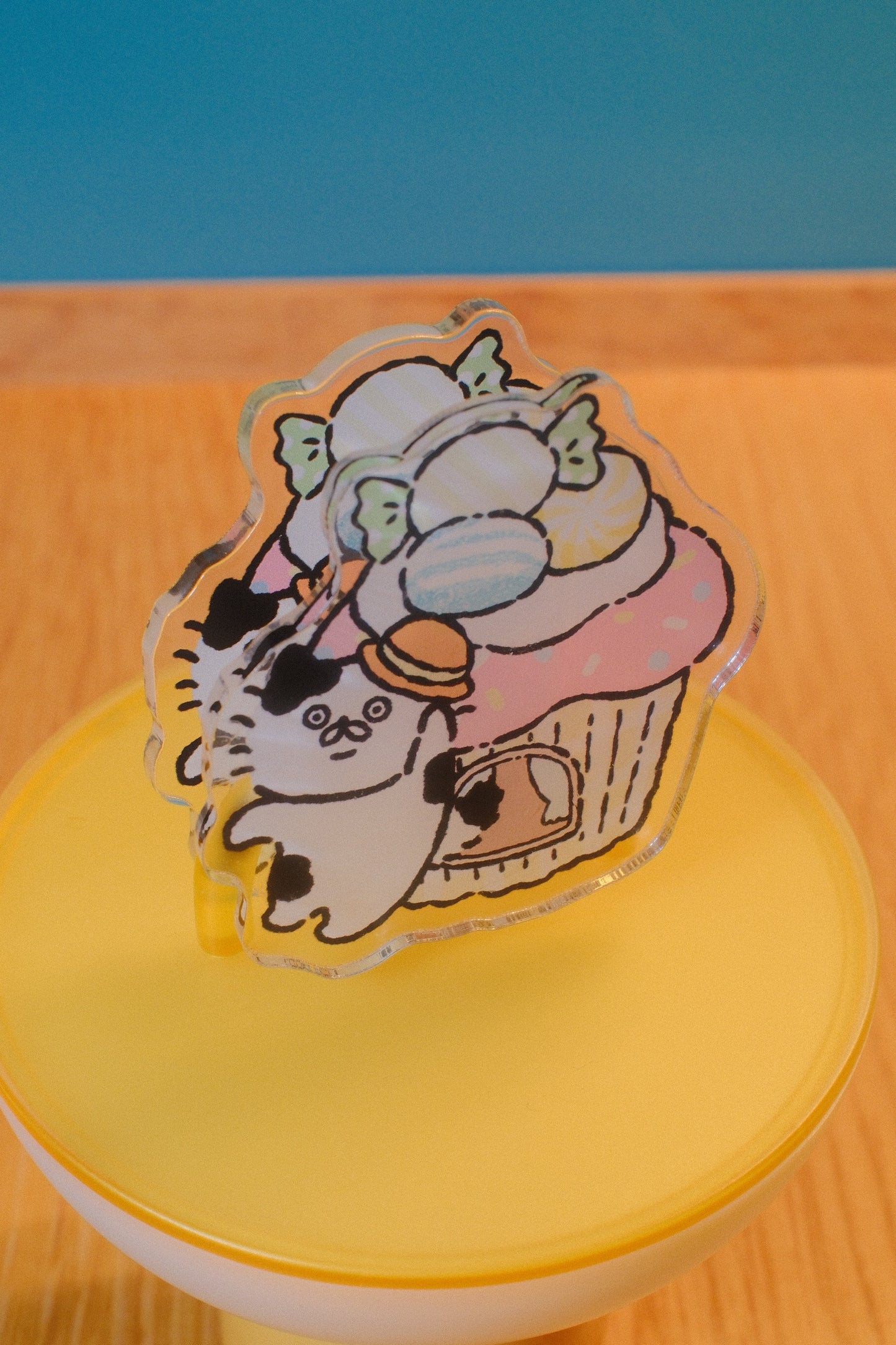 3 Little Cats Fairy Tale Adventure Acrylic Clip | 5x5cm Double-Sided