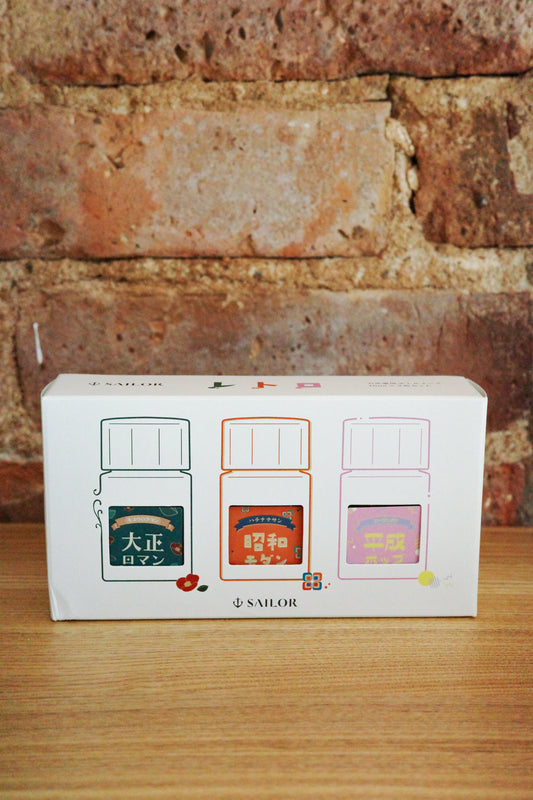 SAILOR Retro Bottle Ink Set ✦ Taisho, Showa, Heisei