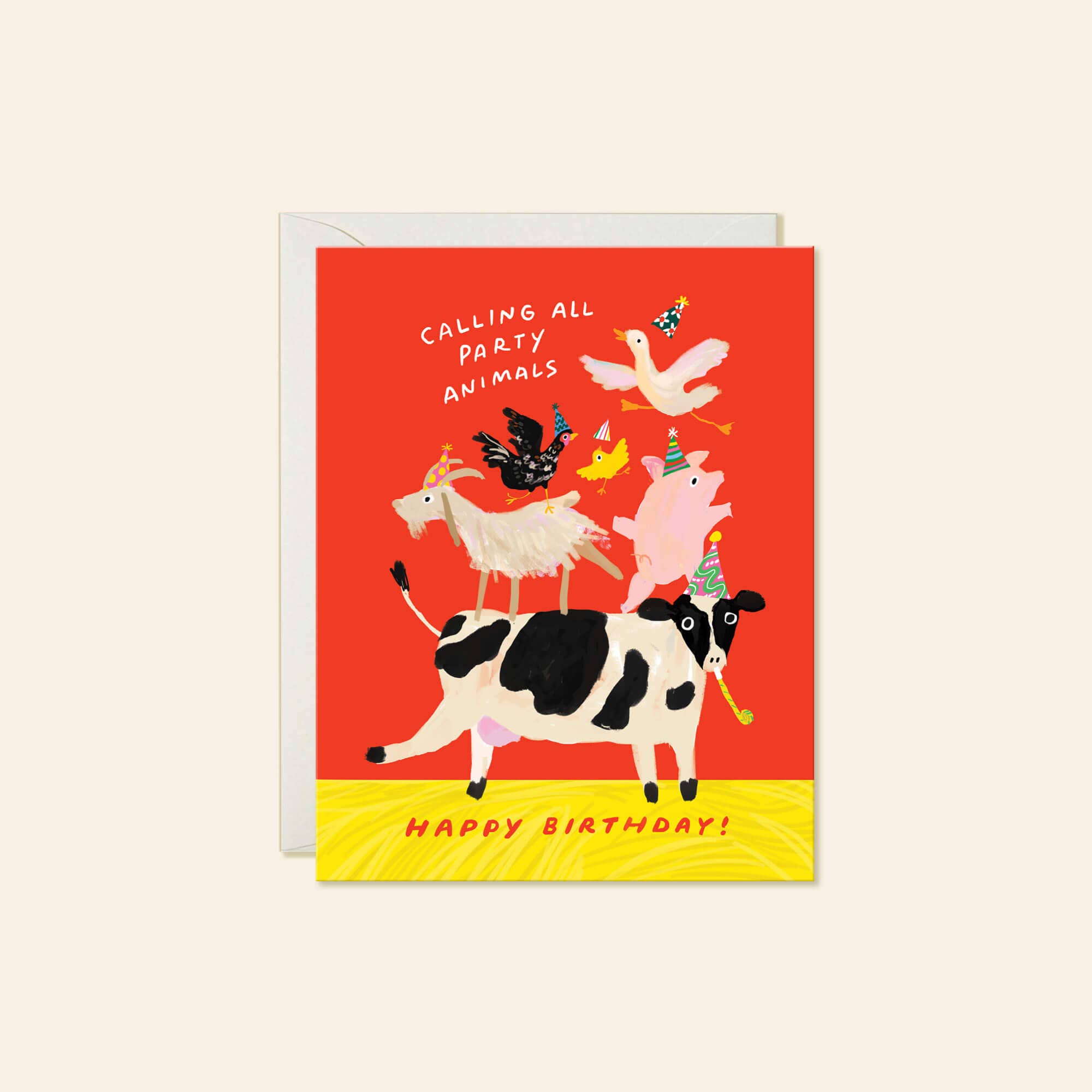 Farm Party Animal – Funny Birthday Card
