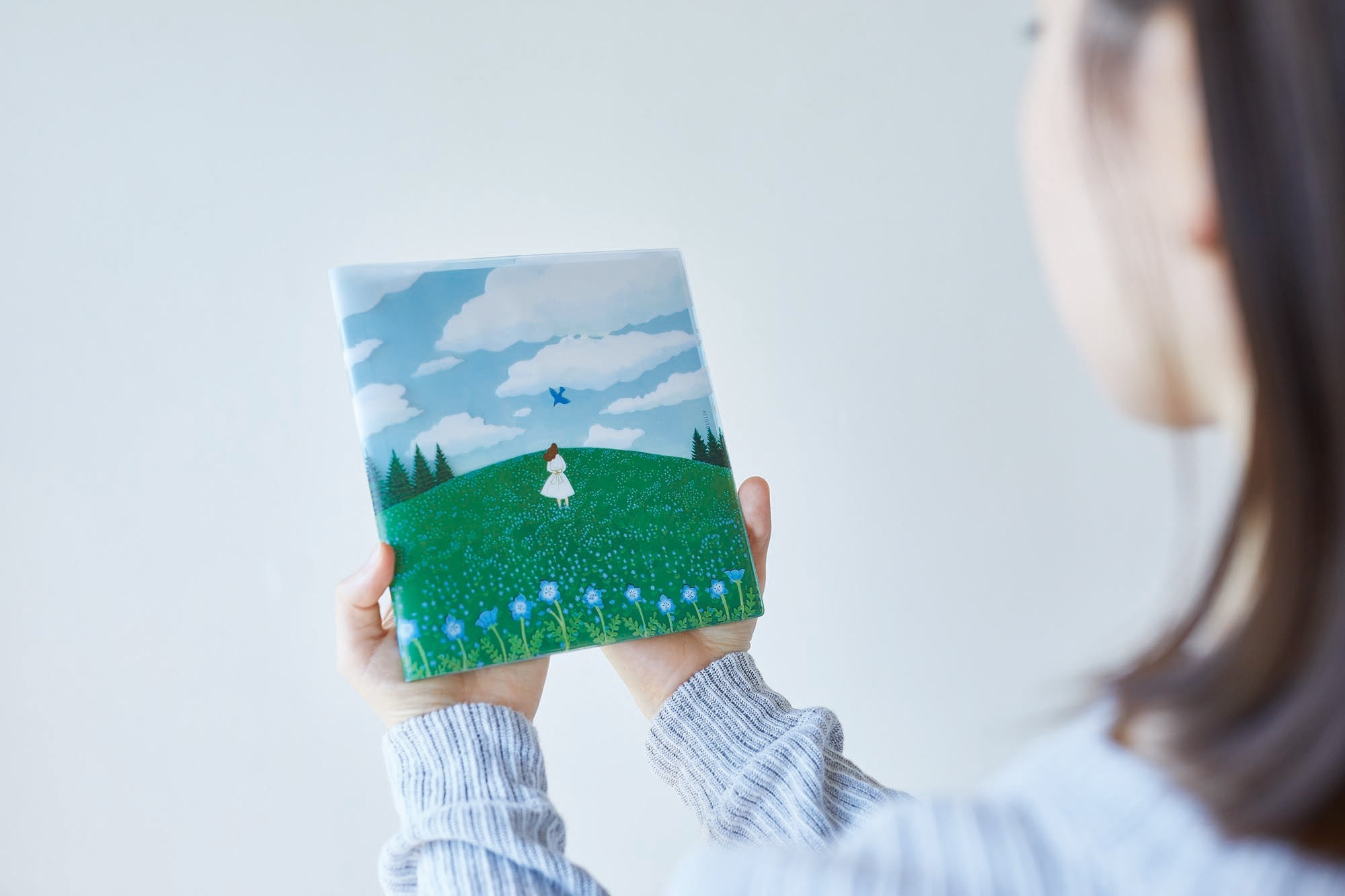 HITOTOKI NOTE Square size / Nemophila