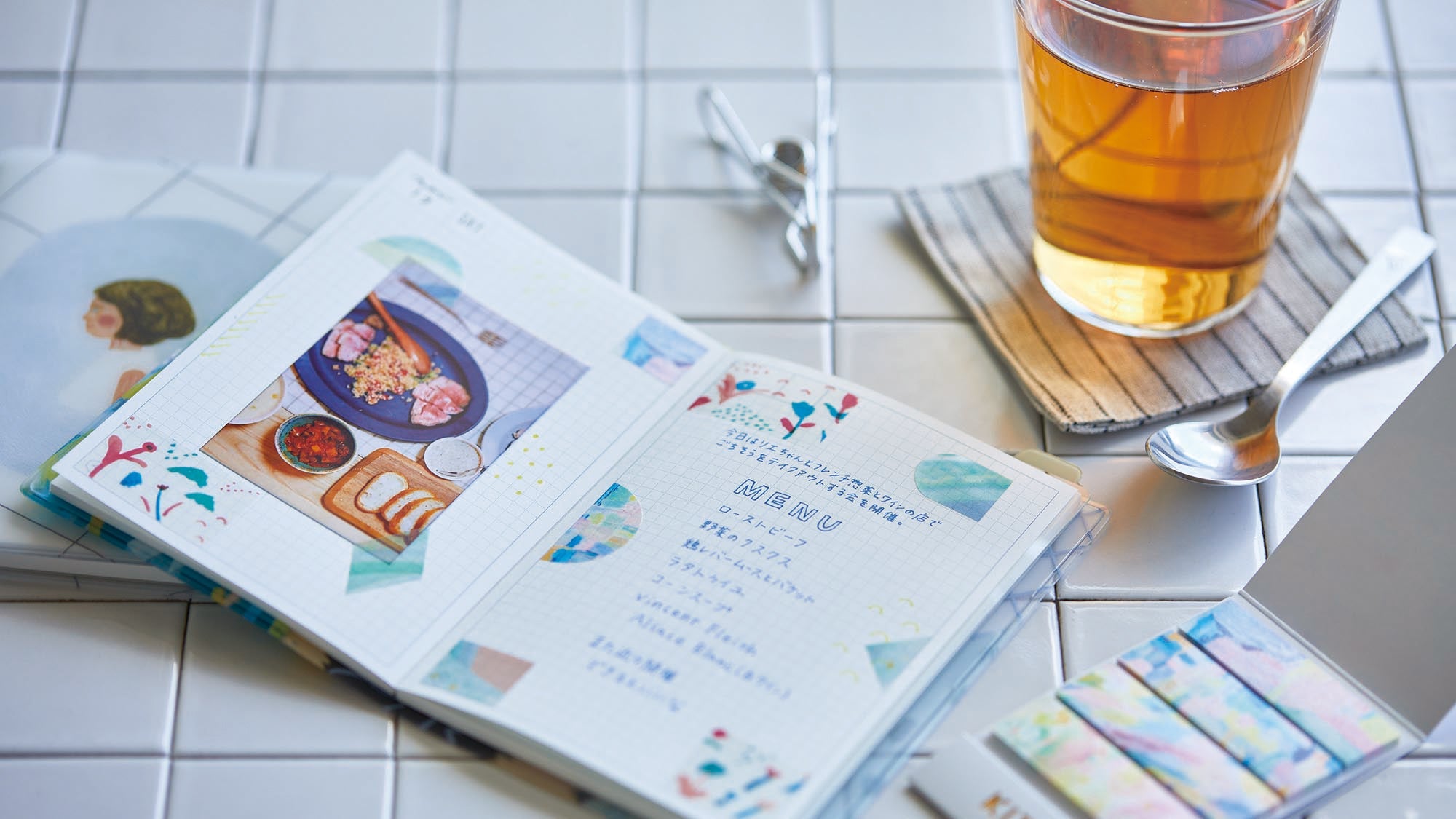 HITOTOKI NOTE Square size / Bloom