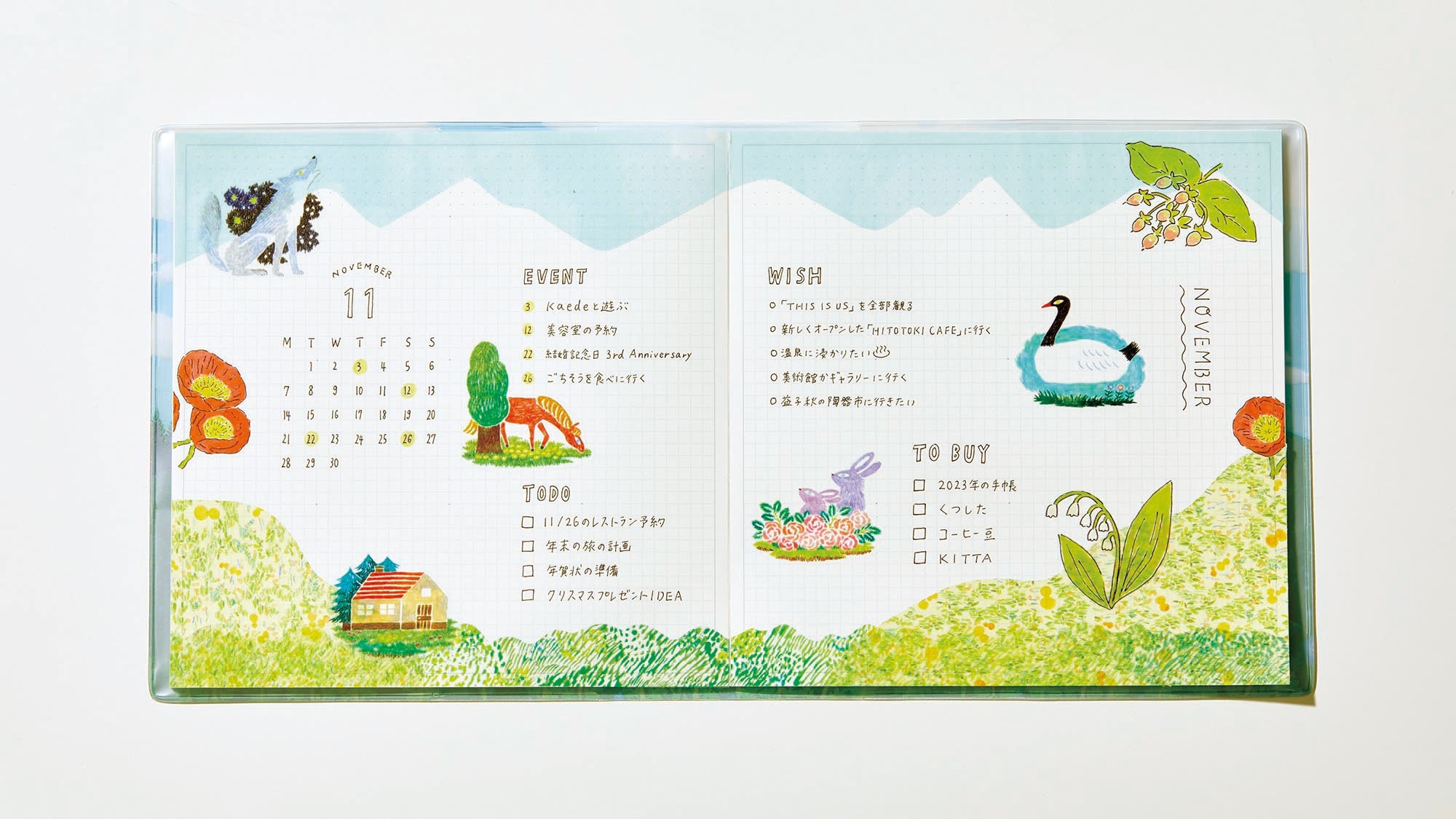 HITOTOKI NOTE Square size / Pal