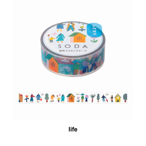 SODA Transparent Masking Tape 15mm