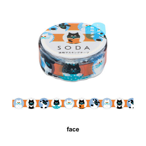 SODA Transparent Masking Tape 15mm