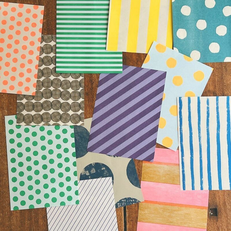 IROIRO Letter Writing Set – Dots & Stripes (Japanese Stationery)