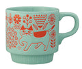 Japanese Cat Mug – Decole Stackable Ceramic Cup, 300ml (3 Designs)