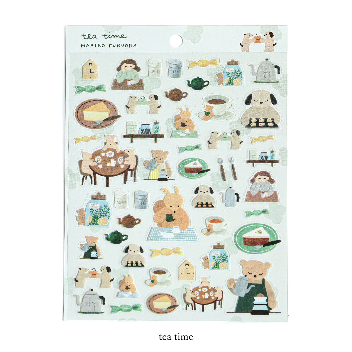Cozyca Products Clear Sticker Sheet – Mariko Fukuoka Japan