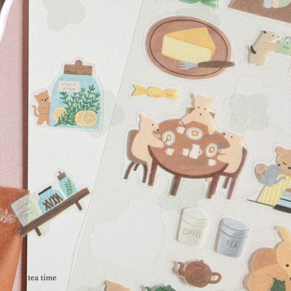 Cozyca Products Clear Sticker Sheet – Mariko Fukuoka Japan