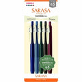 Zebra Sarasa Clip Vintage Gel Pen – 0.5mm Japanese Gel Pen, Single or 5-Color Set