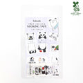 Bande Masking Roll Sticker – Shirokuro Black & White Peelable Washi Sheets