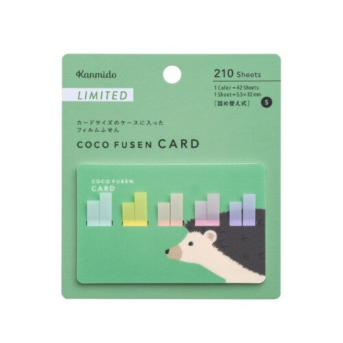 KANMIDO COCO FUSEN Sticky Notes ✦ Limited Animal Design Set
