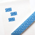 forme. Kobanagara Label Stickers – Blue Floral Roll (1000 pcs)