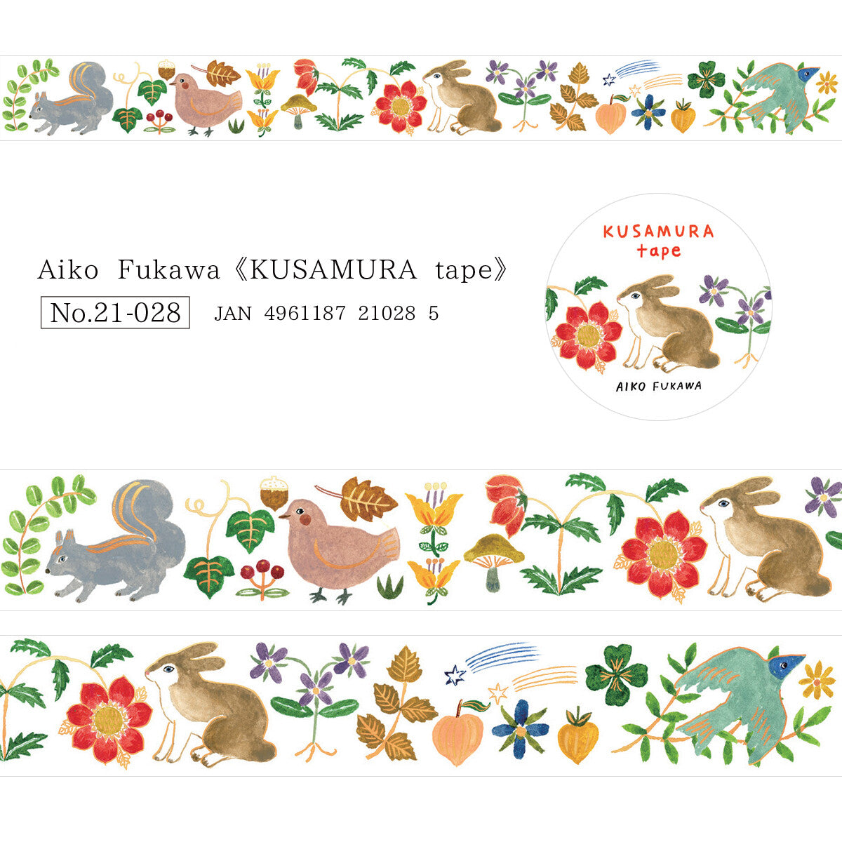 Cozyca Foil-Stamped Masking Tape Series – Aiko Fukawa & Chihiro Sonoda