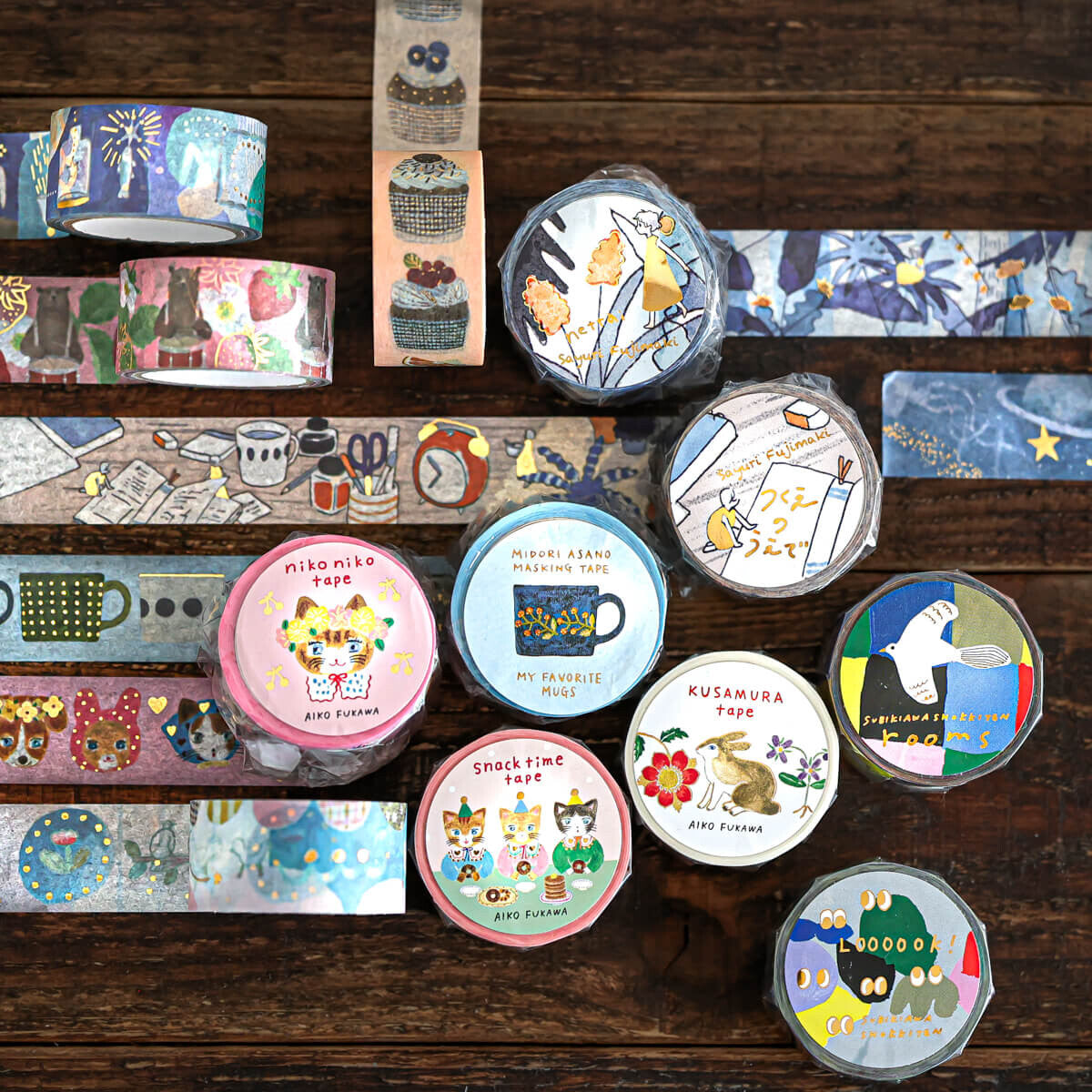 Cozyca Foil-Stamped Masking Tape Series – Aiko Fukawa & Chihiro Sonoda