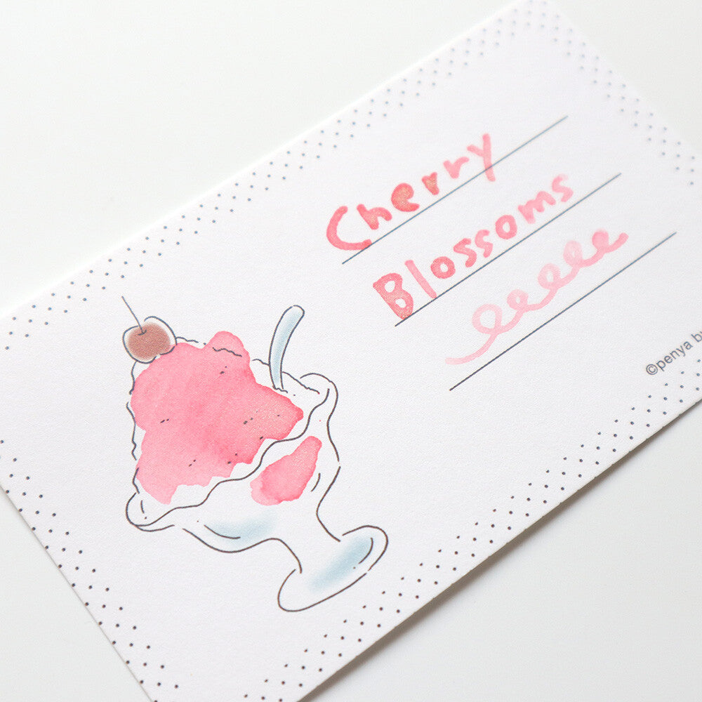forme. Shaved Ice Ink Test Card – Japanese Fountain Pen Swatch Card