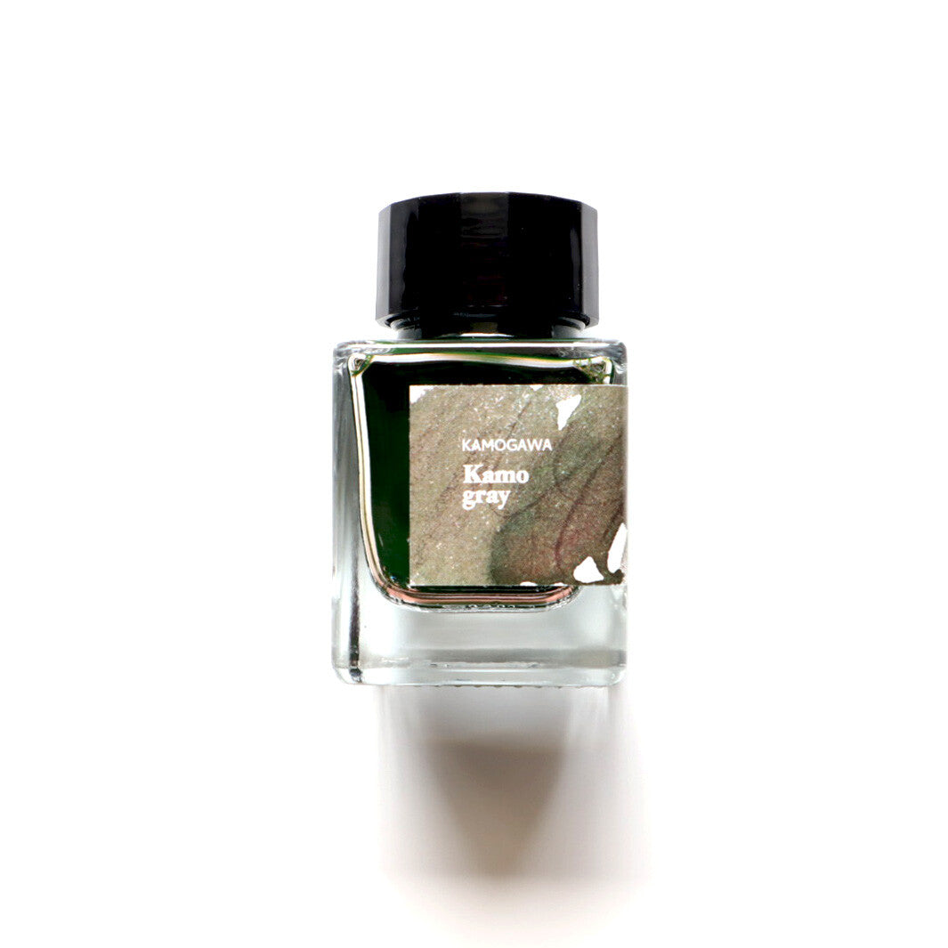forme. Kamo Gray Fountain Pen Ink – KAMOGAWA 30ml | Kyoto Indie