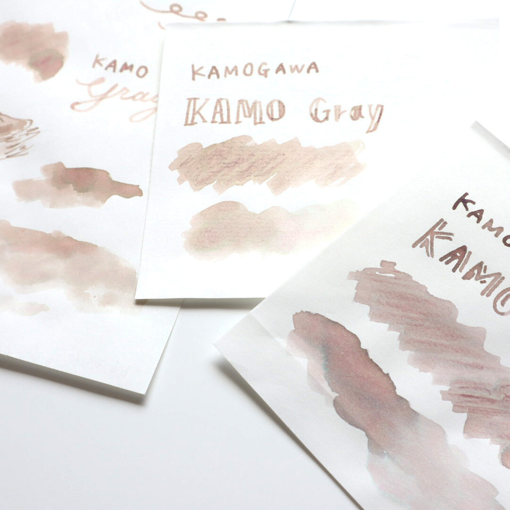 forme. Kamo Gray Fountain Pen Ink – KAMOGAWA 30ml | Kyoto Indie