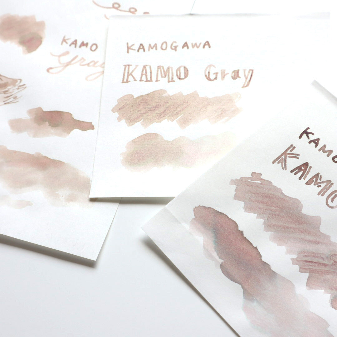 forme. Kamo Gray Fountain Pen Ink – KAMOGAWA 30ml | Kyoto Indie