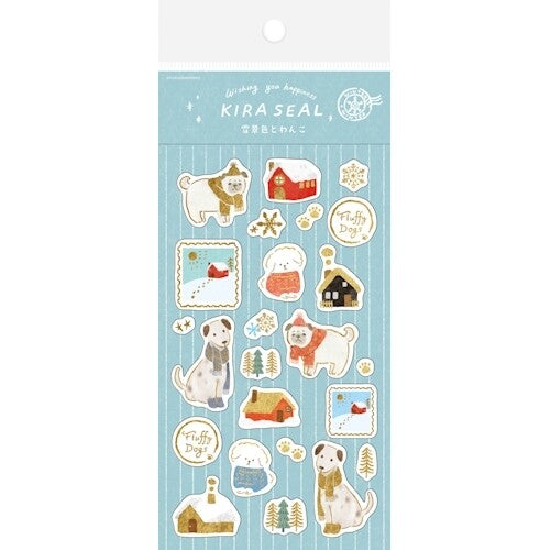 Furukawa Shiko Foil-Stamped Sticker Sheets – Winter Collection