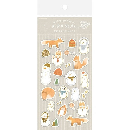 Furukawa Shiko Foil-Stamped Sticker Sheets – Winter Collection