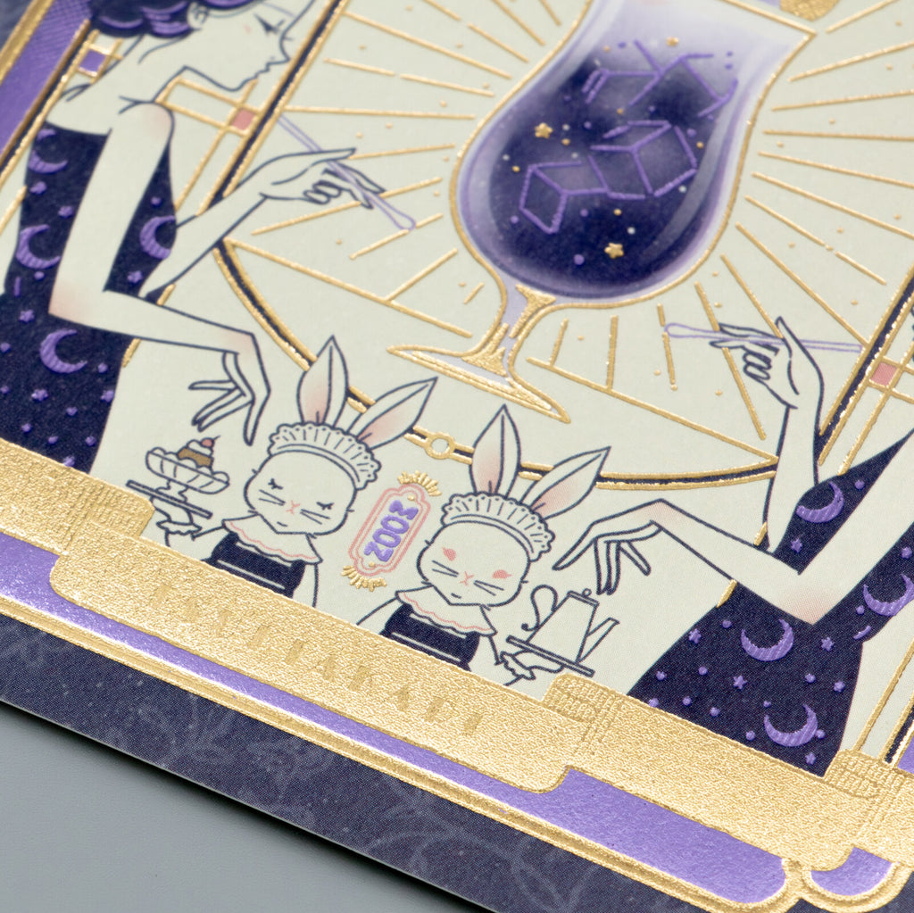 ROKKAKU Obi Wan Postcard – Parlor Moonlight