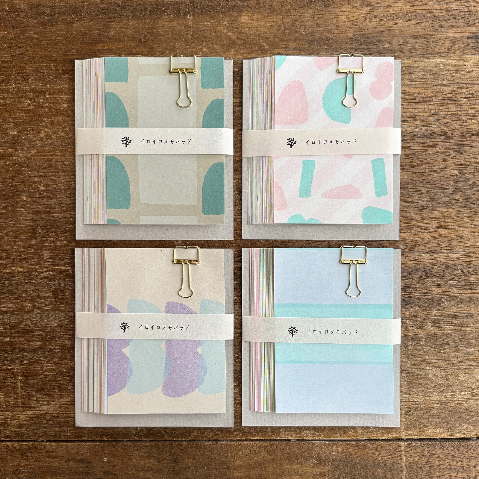 IROIRO Pastel Memo Pad – Japanese Memo Sheets (Size M)