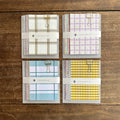 IROIRO Check Memo Pad – Japanese Plaid Memo Sheets (Size M)
