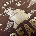 Obiwan Mini Letter Set – Gold Foil Bear Stationery (Earth Tours)