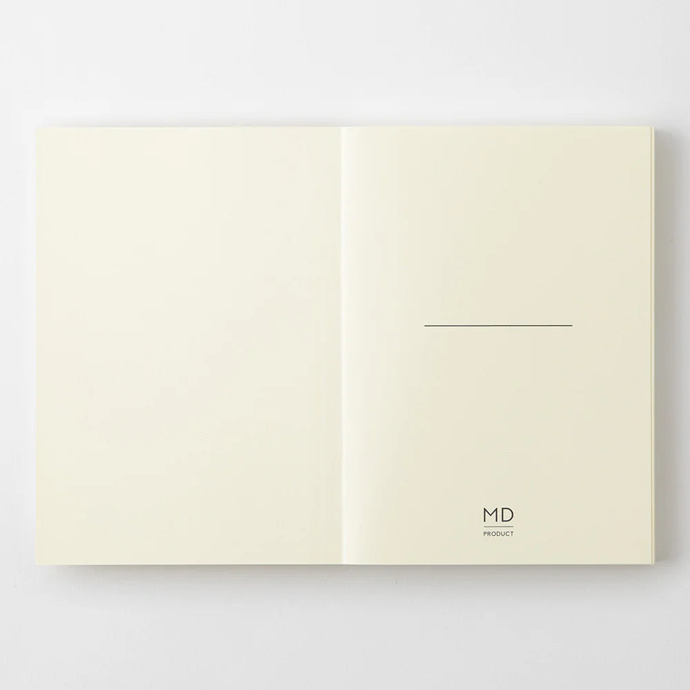 MD Notebook A6 Blank | Lay-Flat 180°, Fountain Pen Friendly, MD Paper