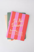 Rough Draft Notebook Set, Pastries and Books