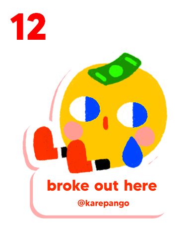 Karepango Die-cut stickers