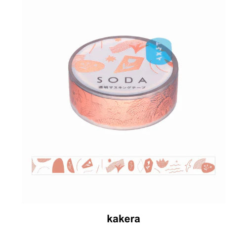 SODA Transparent Masking Tape 15mm