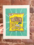 可樂果 Kè Lè Guǒ Taiwanese Pea Crackers Art Print | 8.5×11 Letter Size Wall Art