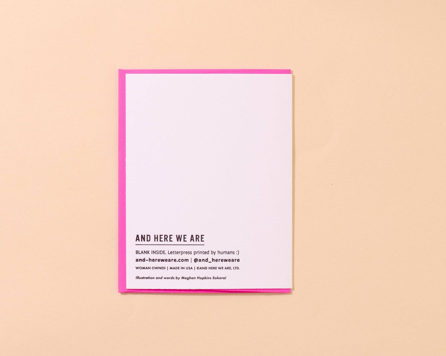 New Tot Potato Family Letterpress Card – Hand Printed in USA