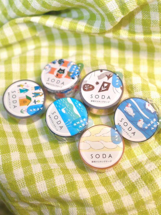 SODA Transparent Masking Tape 15mm