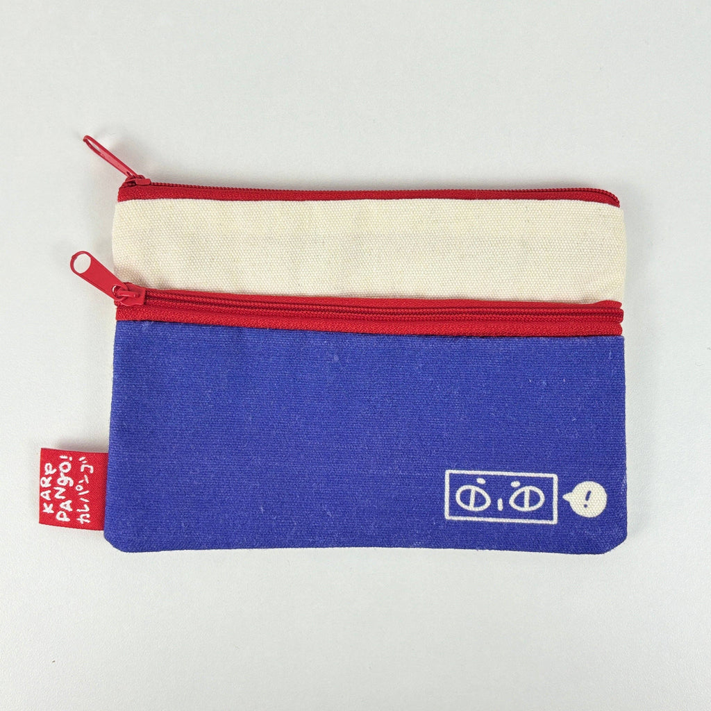 SHAI Canvas Cosmetic Bag – Cute Zipper Pouch with Inner Pocket