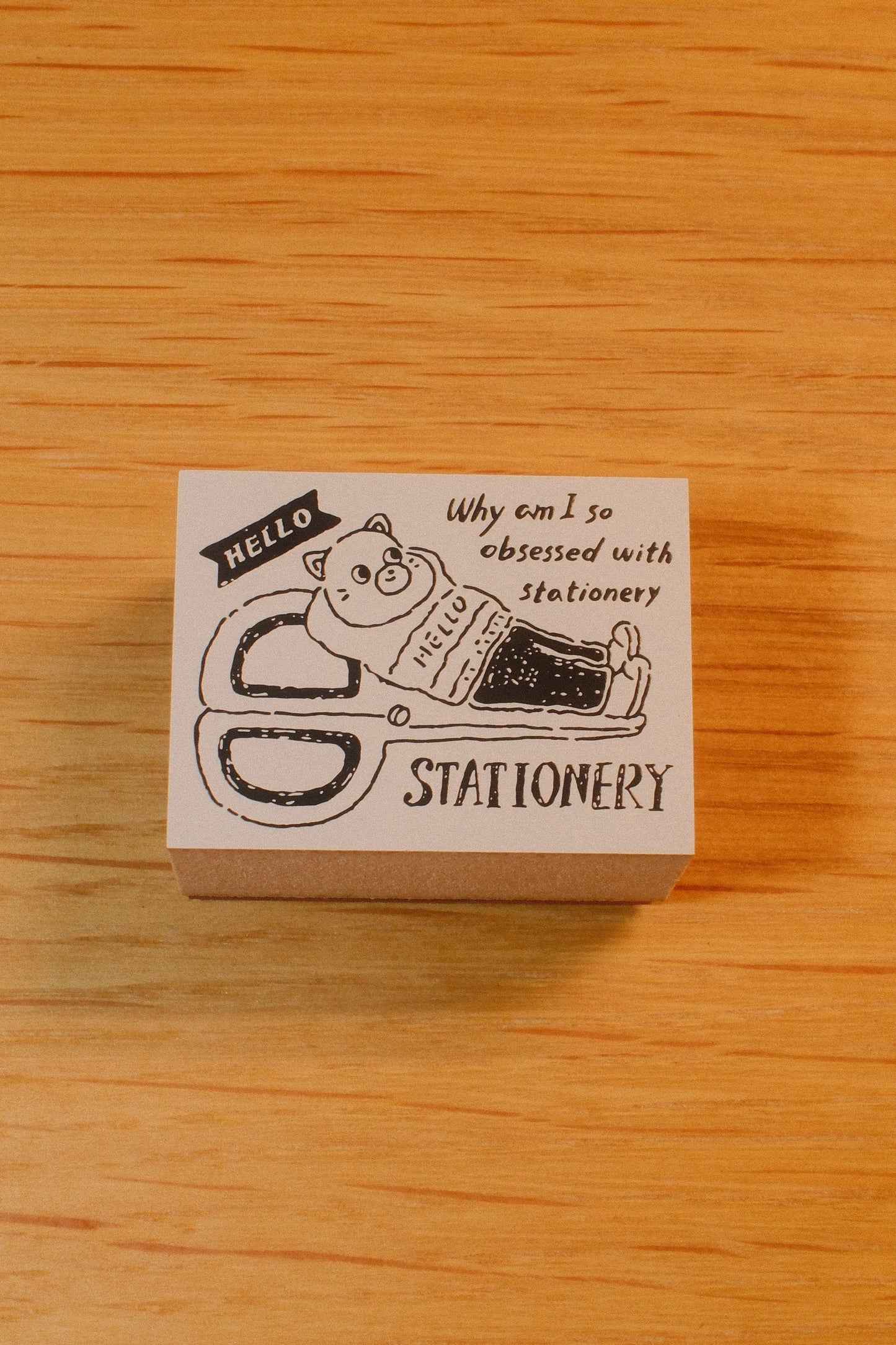 Happy Zoo Wooden Rubber Stamps | Individual & 5-Piece Boxed Set