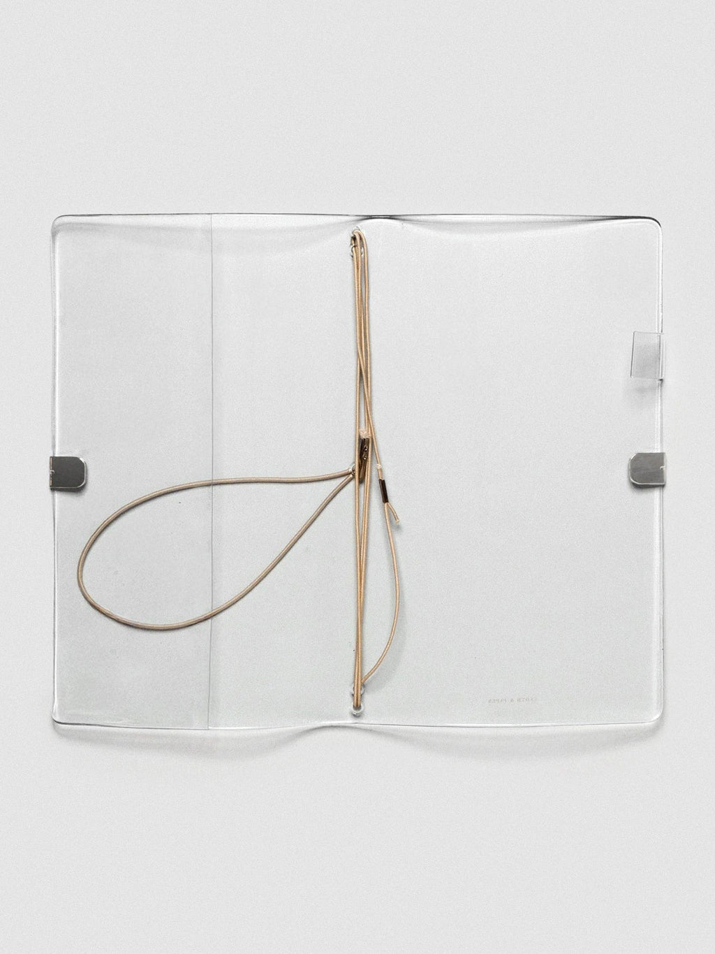 Cloth & Paper Clear Vinyl Travel Notebook Cover | A5 Slim