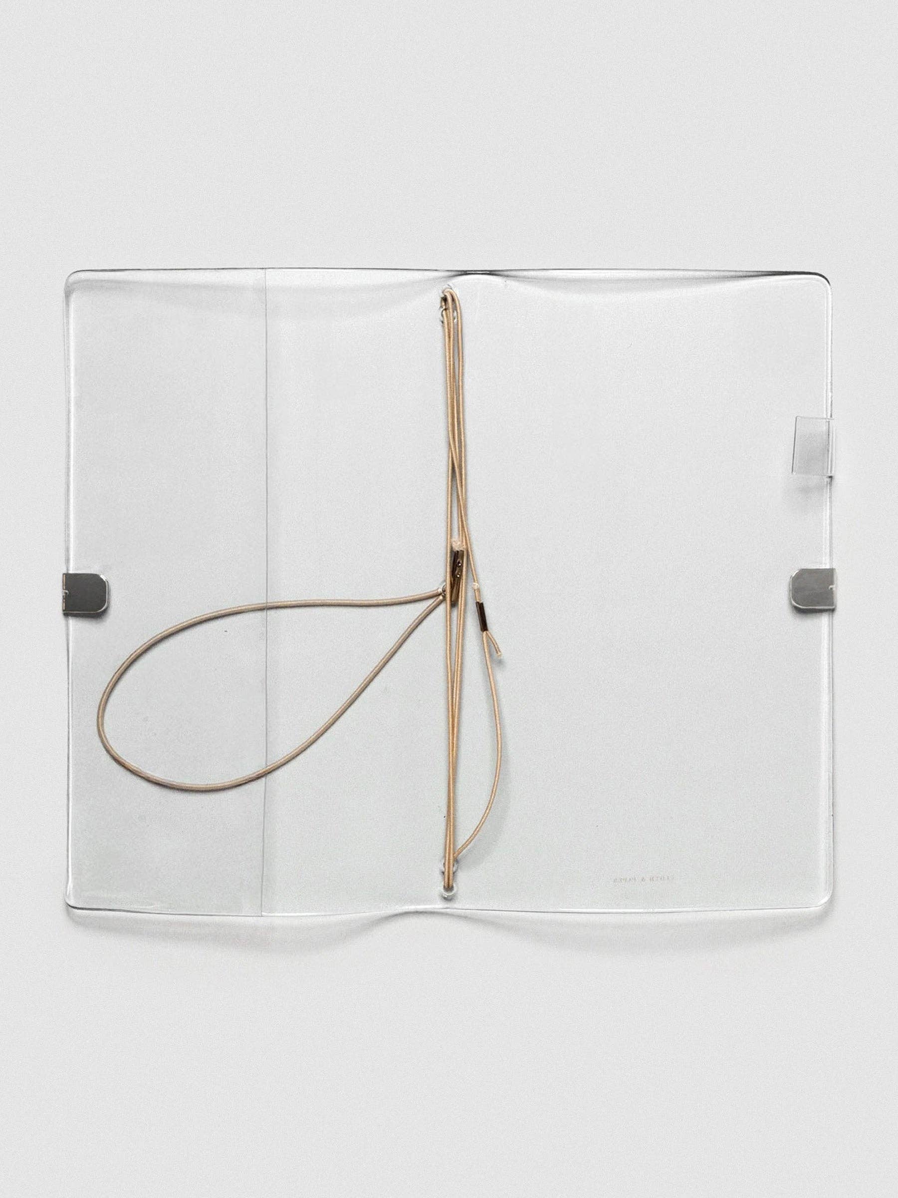 Cloth & Paper Clear Vinyl Travel Notebook Cover | A5 Slim