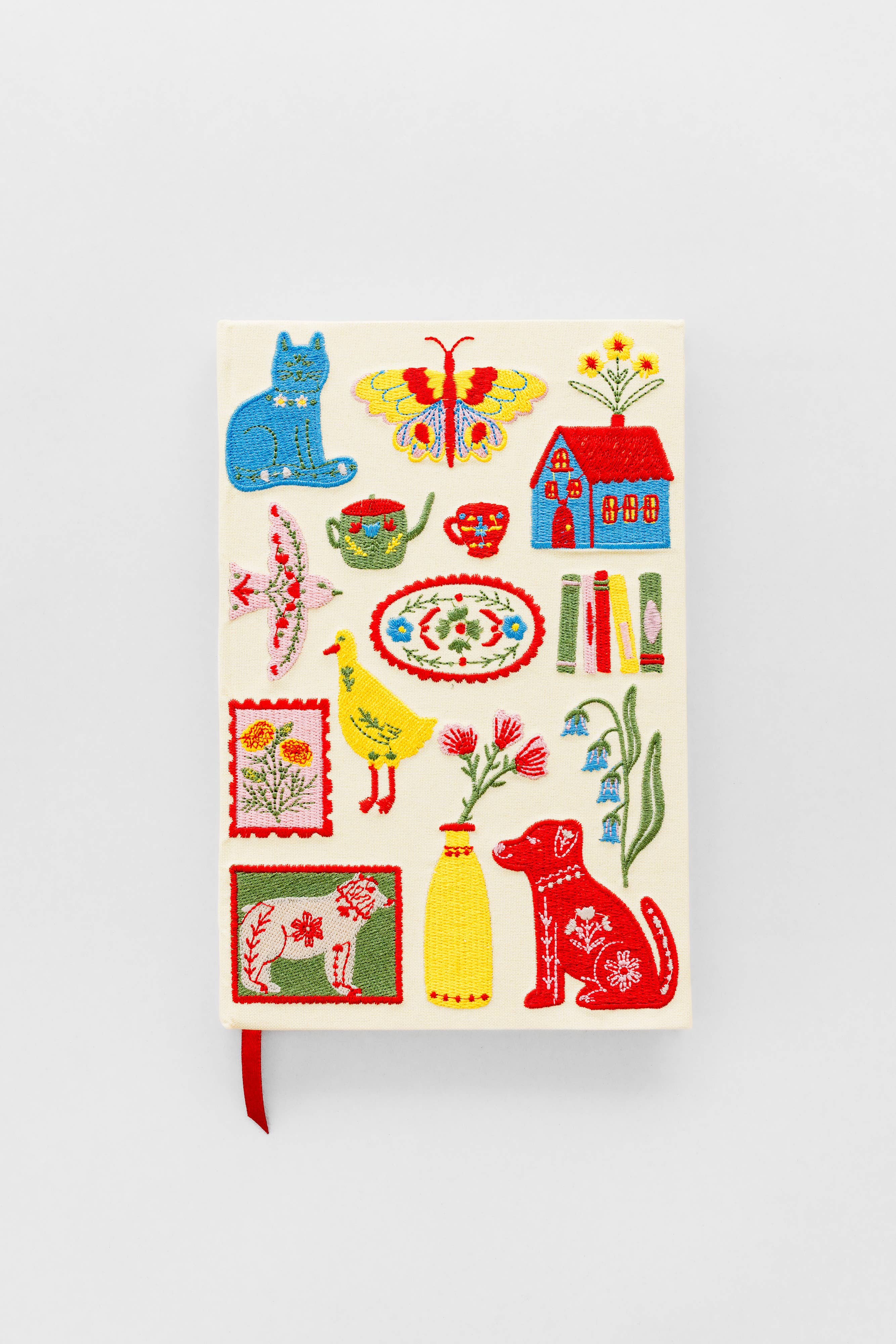 Embroidered Journal, Scandinavian Icons