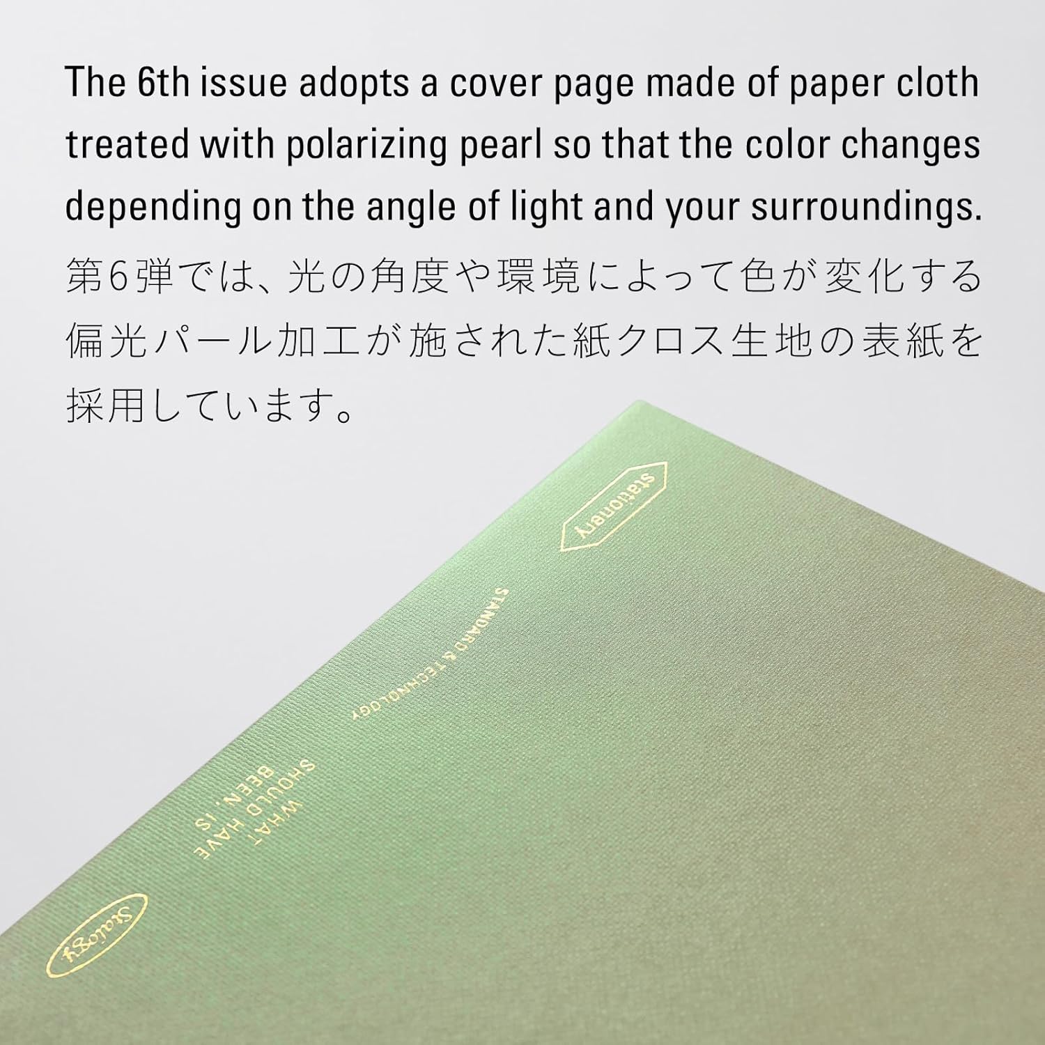 STALOGY 365 Days Notebook A5 Grid | Aurora Green, Polarized Pearl Cover