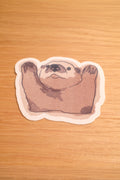 Clear Waterproof Otter Sticker – Vinyl Animal Decal