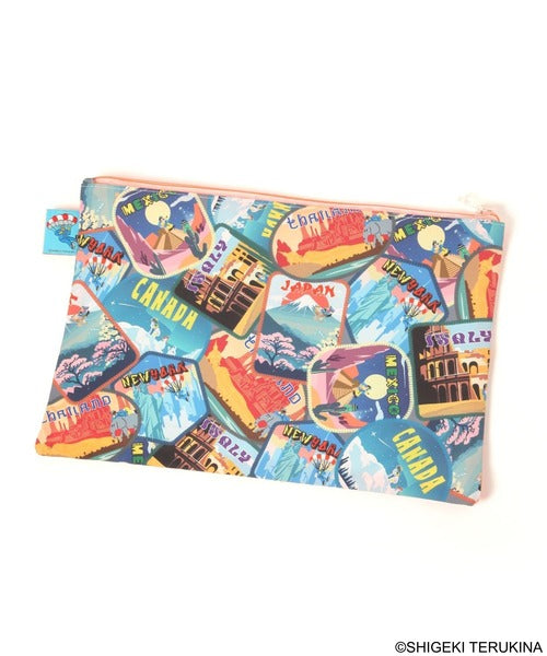 niko and ... Travel Patch Mesh Zip Pouch – Double Layer Design