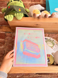 Souvenir Typographic Art Print | 8.5×11 Letter Size Wall Art