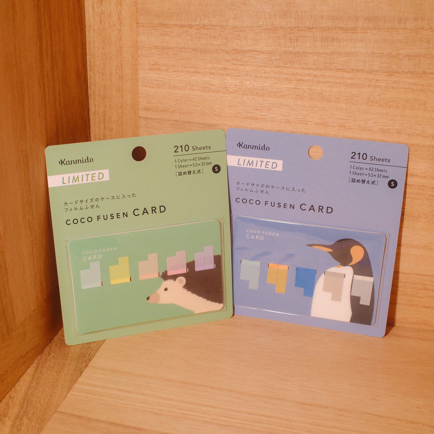 KANMIDO COCO FUSEN Sticky Notes ✦ Limited Animal Design Set