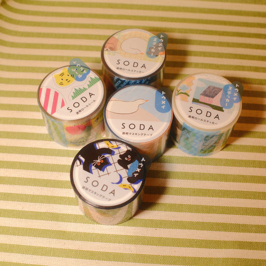 SODA Transparent Masking Tape 30mm