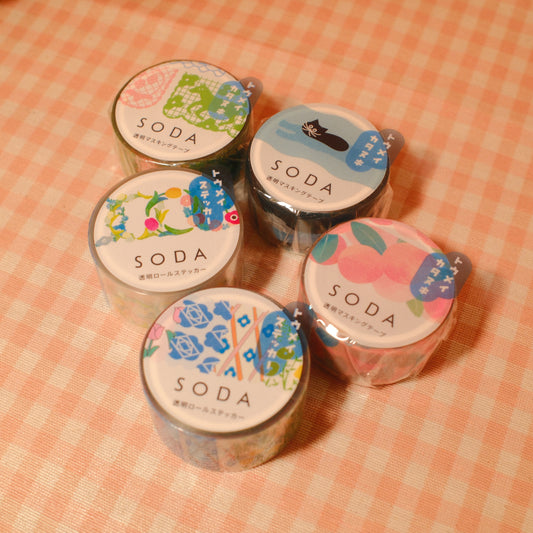 SODA Transparent Masking Tape 20mm